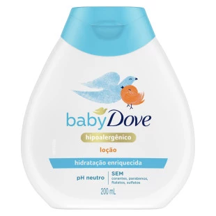 HIDRATANTE CORPORAL DOVE BABY 200ML - HIDRATAÇÃO HENRIQUECIDA