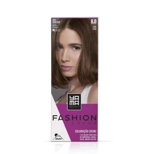 COLORACAO YAMA FASHION COLOR 8.0 - LOURO CLARO