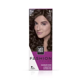 COLORACAO YAMA FASHION COLOR 5.1 - CASTANHO CLARO ACINZENTADO