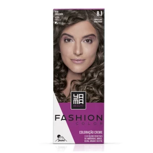 COLORACAO YAMA FASHION COLOR 8.1 - LOURO CLARO ACINZENTADO
