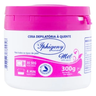 CERA DEPILATÓRIO IPHIGENY 300G MEL