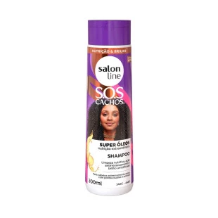 SHAMPOO SALON LINE 300ML - SOS CACHOS - SUPER OLEOS NUTRITIVO