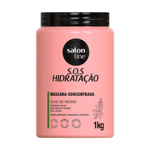 MASCARA CAPILAR SALON LINE 1KG - SOS HIDRATAÇÃO - TURBINADA