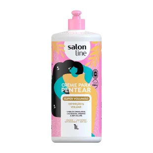 CREME PARA PENTEAR SALON LINE 1L - SUPER VOLUMÃO