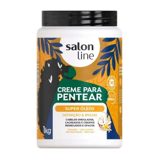 CREME PARA PENTEAR SALON LINE 1L - SUPER OLEOS