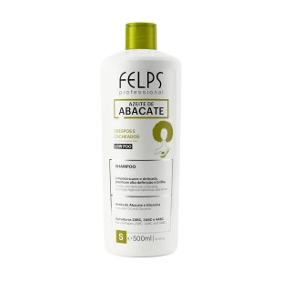 SHAMPOO FELPS 500ML - CACHOS - AZEITE DE ABACATE