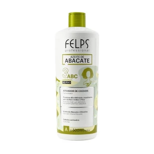 ATIVADOR DE CACHOS FELPS 500ML - AZEITE DE ABACATE - 3ABC