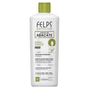 GELATINA FIXADORA FELPS 500ML CACHOS - AZEITE DE ABACATE