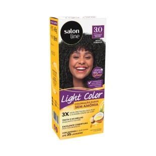 TONALIZANTE SALON LINE LIGHT COLOR 3.0 - CASTANHO ESCURO