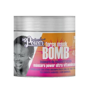 MASCARA CAPILAR SOUL POWER 400G RECONSTRUCAO - BOMB FORCE MASK