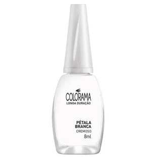 ESMALTE COLORAMA CREMOSO - PÉTALA BRANCA