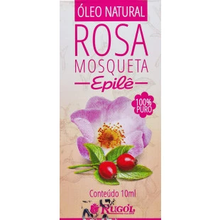 ÓLEO CORPORAL RUGOL 10ML  - EPILÊ ROSA MOSQUETA PURO