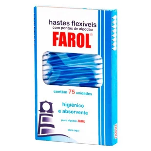 HASTES FLEXÍVEIS FAROL - 75 UNIDADES