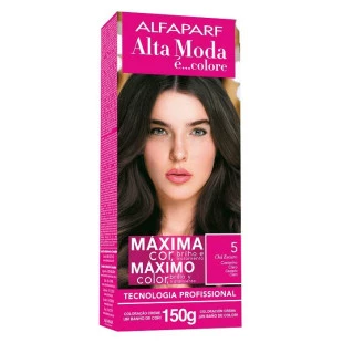 COLORAÇÃO ALTA MODA - È COLORE KIT - 5.0 - CASTANHO CLARO