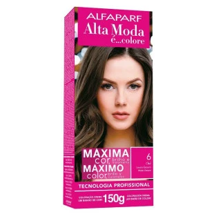 COLORAÇÃO ALTA MODA - È COLORE KIT - 6.0 - LOURO ESCURO