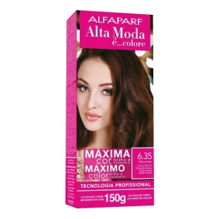 COLORAÇÃO ALTA MODA - È COLORE KIT - 6.35 - LOURO ESCURO DOURADO ACAJU