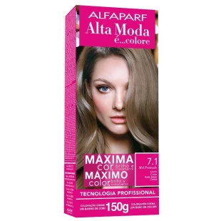 COLORAÇÃO ALTA MODA - È COLORE KIT - 7.1 - LOURO CINZA