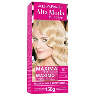 COLORAÇÃO ALTA MODA - È COLORE KIT - 10.1 - LOIRO CLARO CINZA