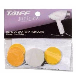 REFIL DE LIXA TAIFF PEDICURE 10UN SOFT FEET ESTÉTICA