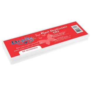 PAPEL PARA DEPILAÇÃO DEPILE PLUS 50 UNIDADES - TECIDO TNT