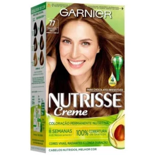 COLORAÇÃO GARNIER NUTRISSE - 77 CHOCOLATE AVELÃ