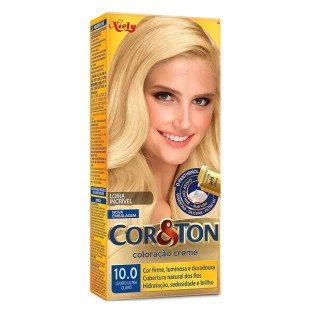 COLORAÇÃO COR E TON 10.0 - LOURO ULTRA CLARO