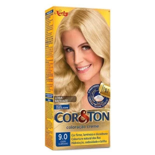COLORAÇÃO COR E TON 9.0 - LOURO CLARÍSSIMO