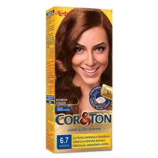 COLORAÇÃO COR E TON 6.7 - CHOCOLATE
