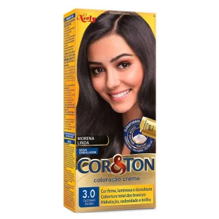 COLORAÇÃO COR E TON 3.0 - CASTANHO ESCURO
