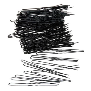 GRAMPO PARA CABELO SANTA CLARA - INVISÍVEL PRETO ref:254