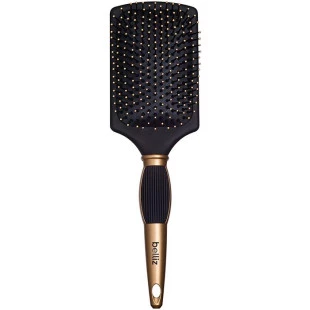 ESCOVA PARA CABELO BELLIZ - BLACK & GOLD RACKET ref:798