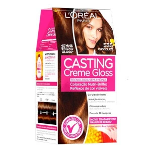 TONALIZANTE LÓRÉAL CASTING GLOSS - 535 CHOCOLATE