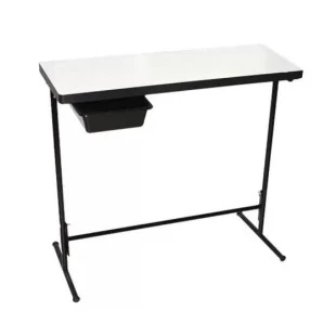 MESA PARA MANICURE 1 GAVETA - MDF BRANCO