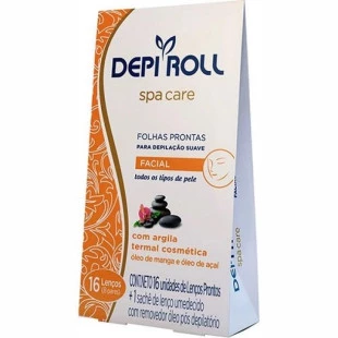 FOLHAS PRONTAS DEPI ROLL 16UN - 8 PARES - FACIAL - SPA CARE