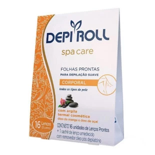 FOLHAS PRONTAS DEPI ROLL 16UN - 8 PARES - CORPORAL - SPA CARE