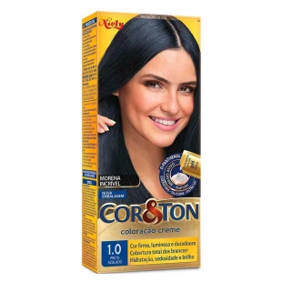 COLORAÇÃO COR E TON 1.0 - PRETO AZULADO