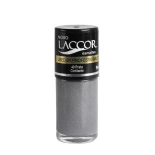 ESMALTE LACCOR CINTILANTE - PRATA