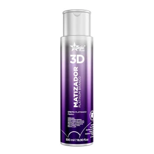 GLOSS MATIZADOR 3D MAGIC COLOR 500ML PLATINUM BRANCO - EFEITO PLATINADO