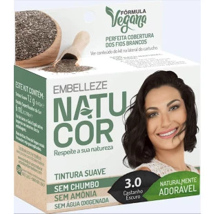 TONALIZANTE NATUCOR 3.0 - CASTANHO ESCURO