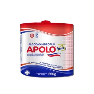 ALGODÃO HIDRÓFILO APOLO 250G - ROLO 
