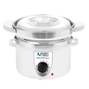 AQUECEDOR DE CERA MEGA BELL MATIC BABY BRANCO BIVOLT