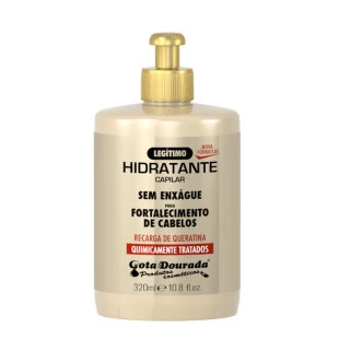CREME DE PENTEAR GOTA DOURADA 320ML - QUIMICAMENTE TRATADOS