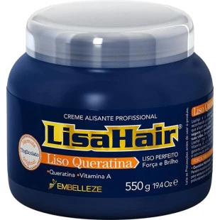 CREME ALISANTE LISAHAIR 550G LISO QUERATINA