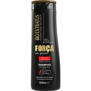 SHAMPOO BIO EXTRATUS 350ML - FORÇA COM PIMENTA