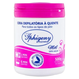 CERA DEPILATÓRIA IPHIGENY 500G MEL
