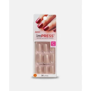 UNHA POSTIÇA KISS IMPRESS - GIRLIE GIRL - AUTOCOLANTES - 24UN