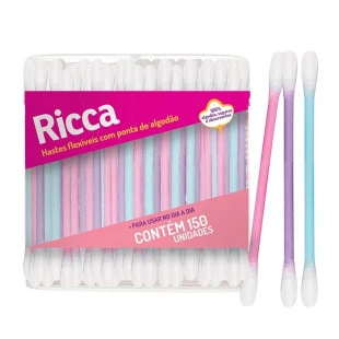 HASTES FLEXÍVEIS RICCA - 150 UNIDADES - ref: 3244