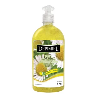 GEL PÓS DEPILATÓRIO DEPIMIEL 1KG - MENTOL E CAMOMILA