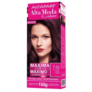 COLORAÇÃO ALTA MODA - È COLORE KIT - 6.66 - VINHO MEDIO MARSALA