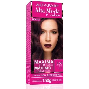 COLORAÇÃO ALTA MODA - È COLORE KIT - 5.65 - VINHO ESCURO MARSALA